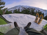 Half-day snowshoe rental in Prato Nevoso