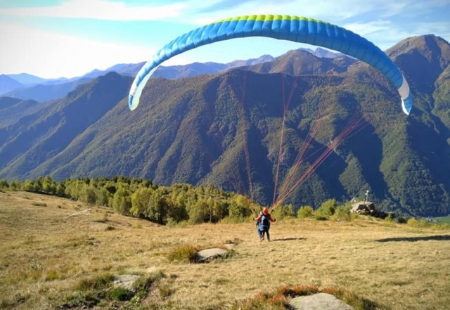  paragliding in Piedmont 