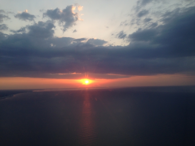 Vista del tramonto