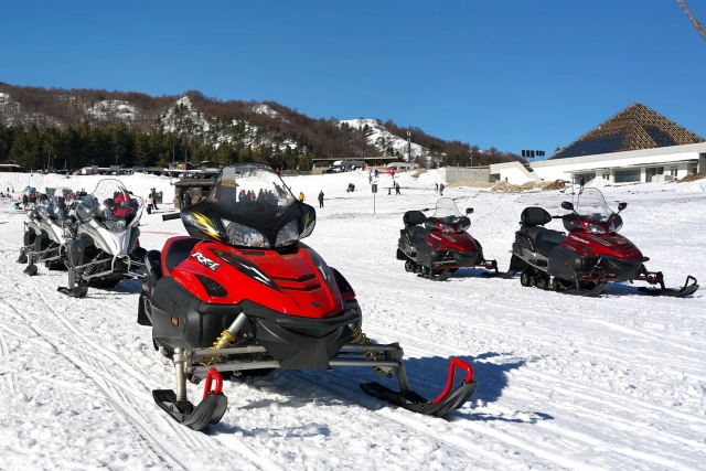 Passeio de snowmobile no Maciço Matese 40 minutos