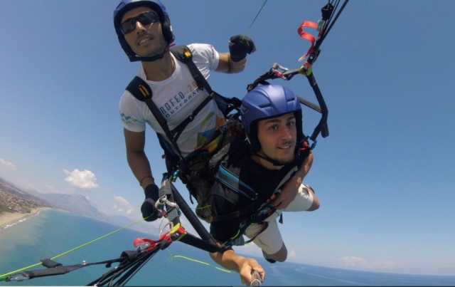 Attività di parapendio
