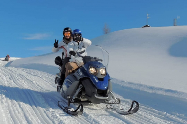 Ruta en moto de nieve Crap de La Paré 30 min