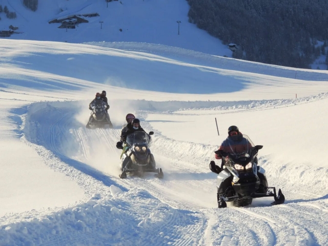 Ruta en moto de nieve Crap de La Paré 45 min