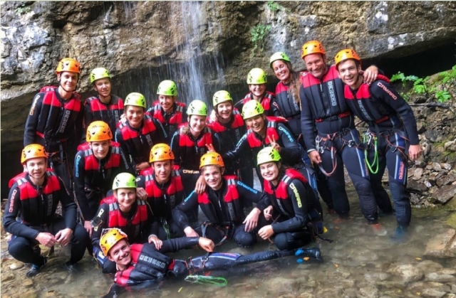  Em grupos no Canyon Johanna 