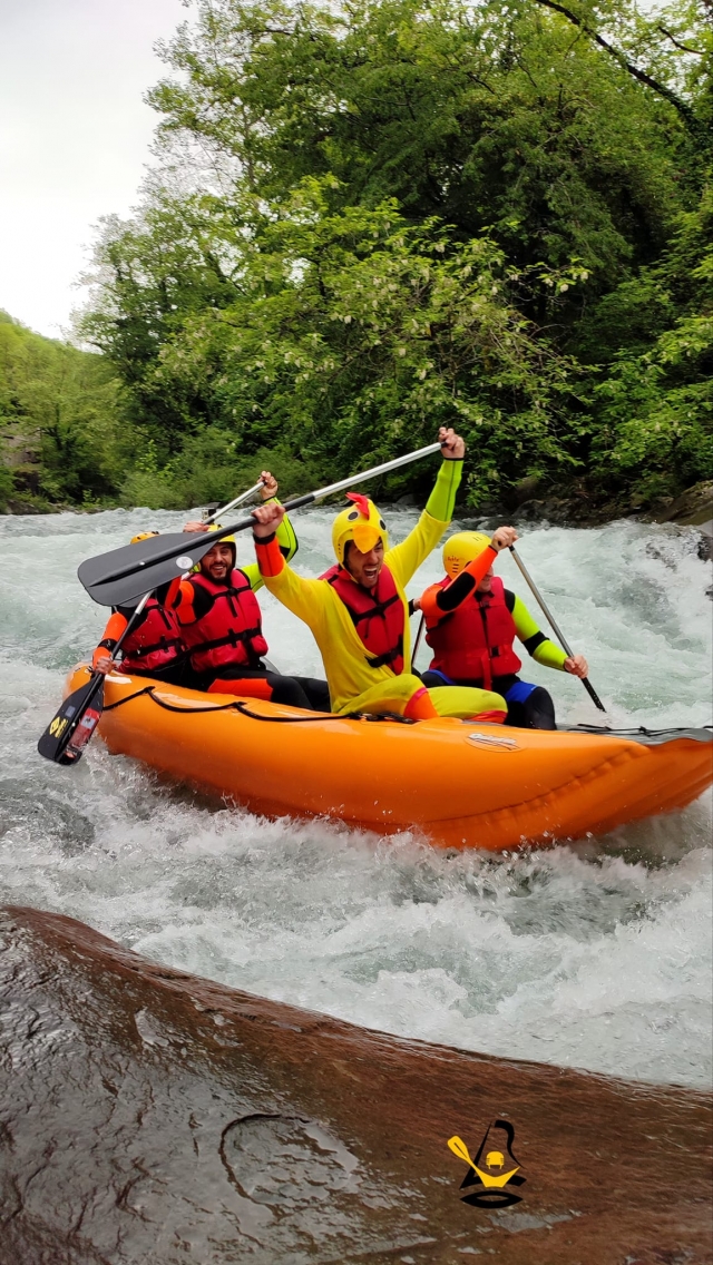 Rafting infantile nel torrente Lima 3h