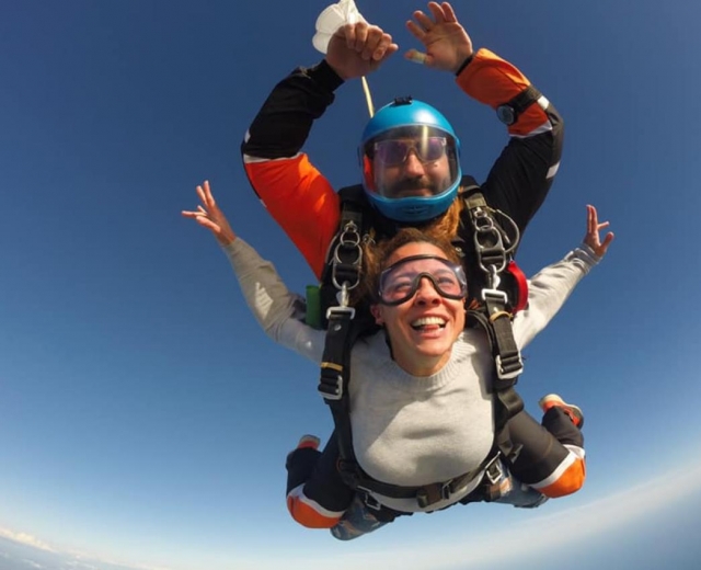  émotions de parachutisme