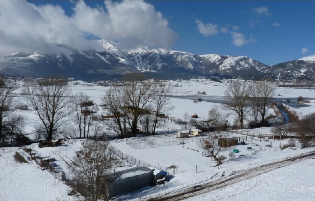  vista invernal desde la escuela de equitación 