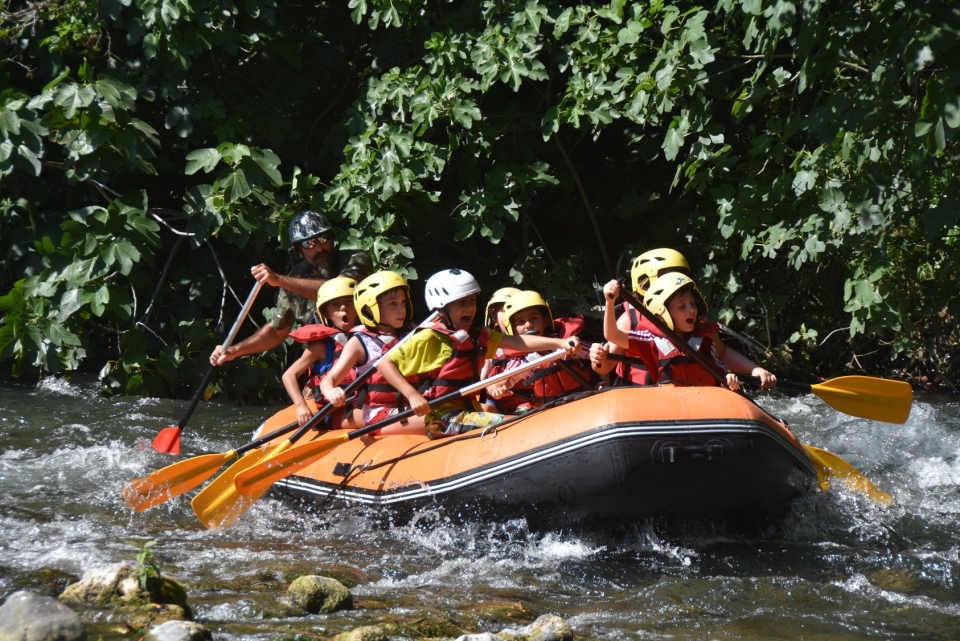 Rafting in gruppo