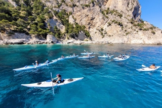 Tour in kayak a Capri di 1 ora e mezza