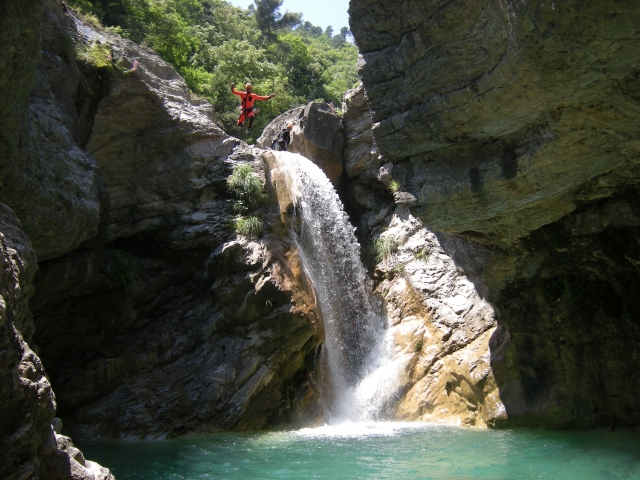  one of the canyon jumps barbaira