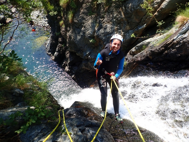 fiume canyon rappel