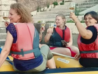 Rafting and bachelor party aperitif Verona 3h