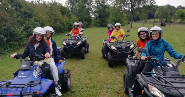 Sortie en groupe en quad 