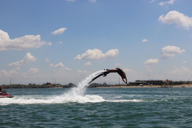  A dip in the water 