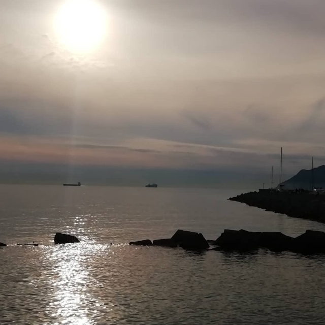  sunsets on a boat 