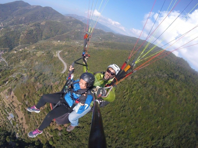 momento di esplorare sestola in parapendio