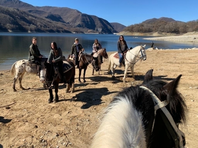 a cavallo a Rieti