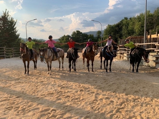 montar a caballo en Rieti 