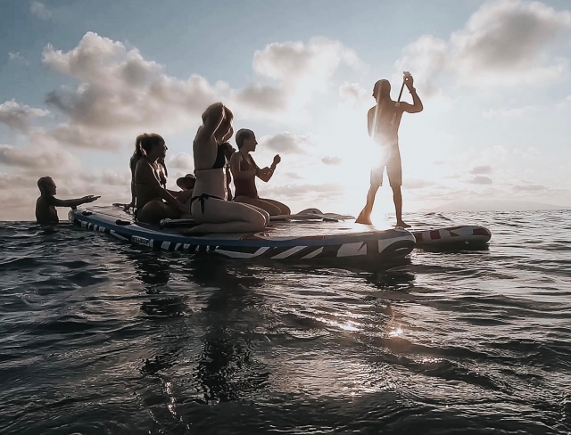nos encanta el SUP en Viale del Tirreno 
