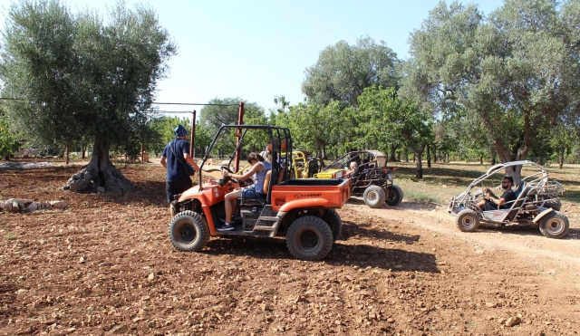 in Buggy in Puglia 