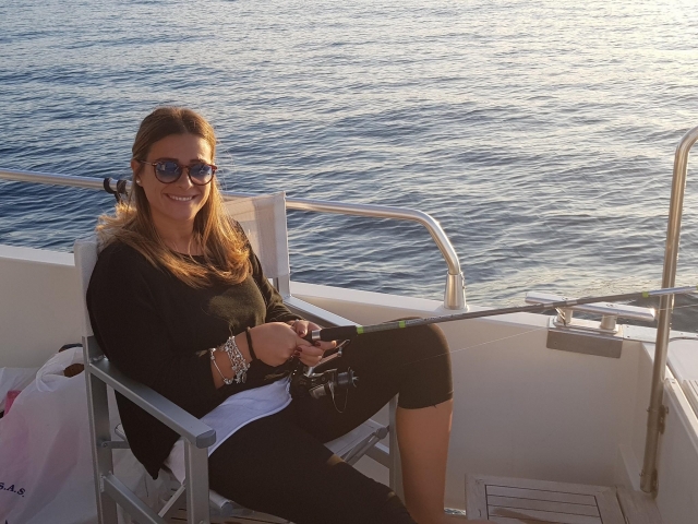  está pescando em Palermo