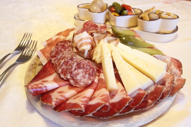 charcuterie à Sienne 
