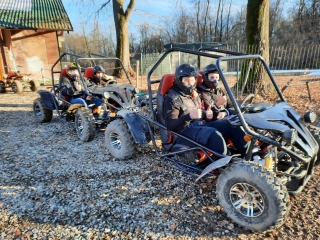 Streckentour mit Elektrobuggy in Bulè 10min
