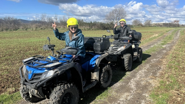 Excursion en quad + briefing à Bracciano de 1h45m