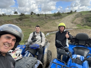 Quad-Ausflug auf den Hügeln von Bracciano 3 Stunden