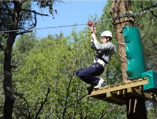Curso de aventura de 9 niveles en Buccheri 2h