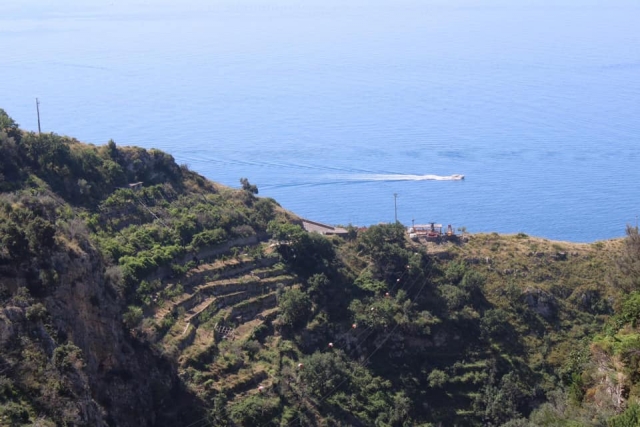  壮观的海岸全景 