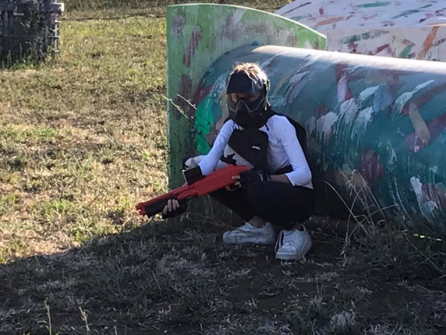  paintball in action 