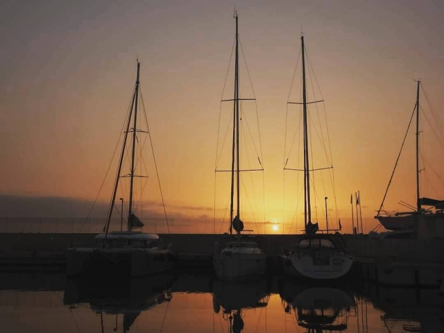  sunset on the sails 