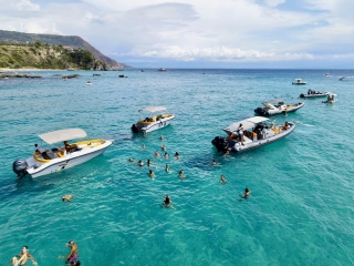 Passeio de barco e aperitivo Costa degli Dei 3h30min