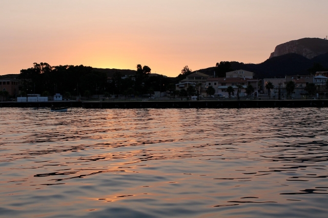  Golfo Aranci bei Sonnenuntergang 