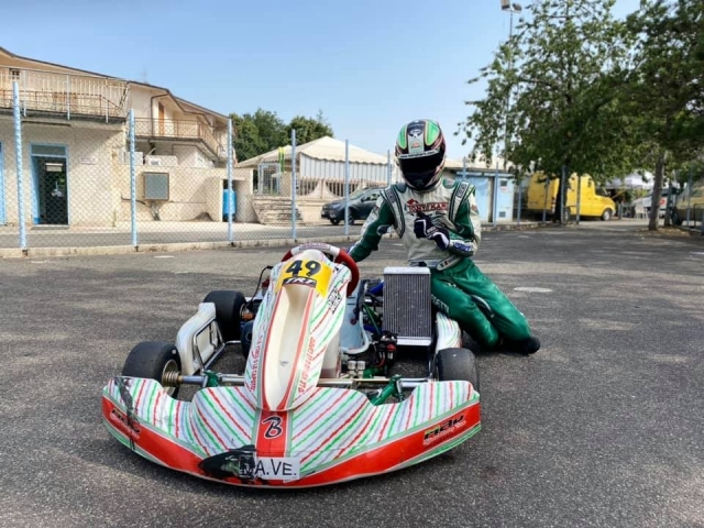  auf dem Kart