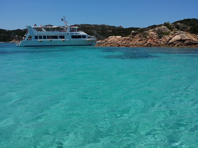  mit dem Boot in La Maddalena 