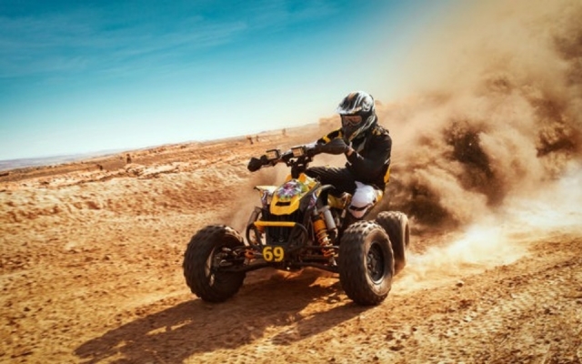  quad on terrain