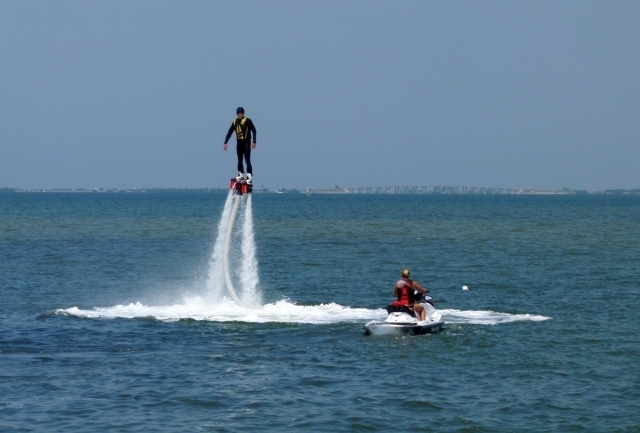  Lição particular de flyboard 
