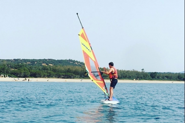 In windsurfing 