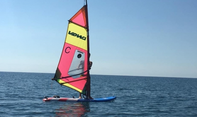  windsurfing in Bari Sardinia 