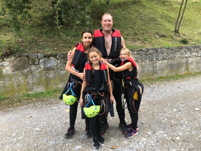  canyoning au lac de Garde 