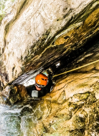 Canyoning in the Vione stream on Lake Garda, 3 hours