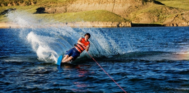  Water skiing 