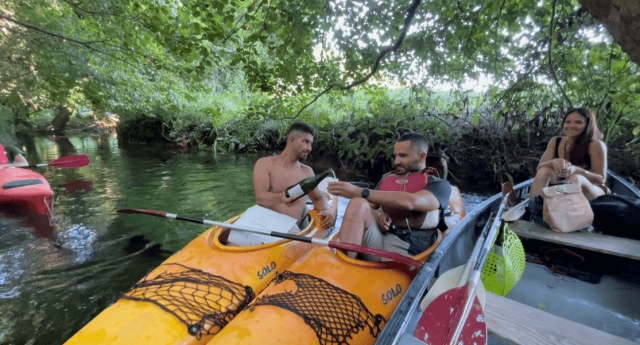  apéri-kayak dans la Cavata 