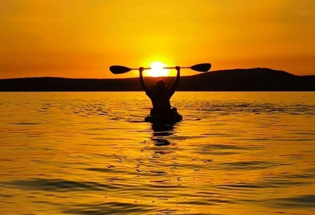  atardecer en kayak 