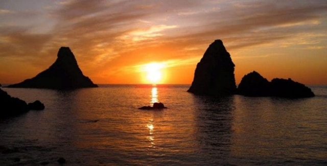 Tramonto in Sicilia