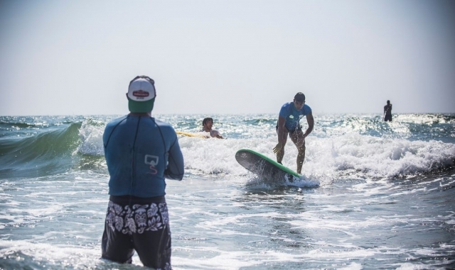  Surfing lessons 