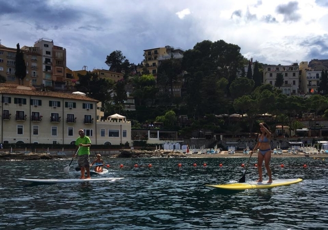 stand up paddle a Taormina