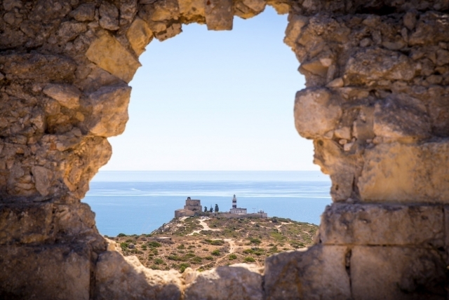 scorcio su “Faro di Capo Sant’Elia”